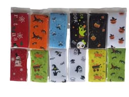 image-A Variety Of Halloween Christmas Party Stockings