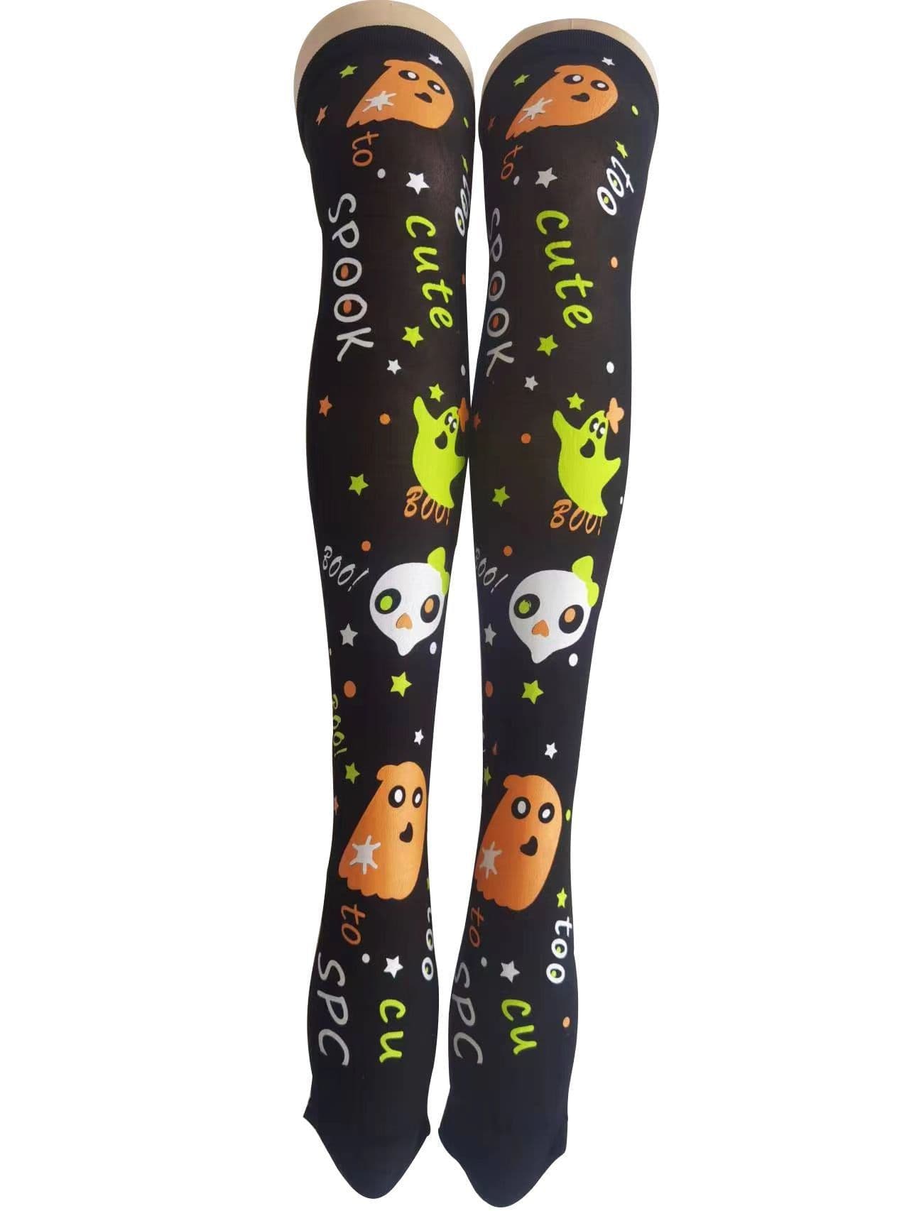 image-A Variety Of Halloween Christmas Party Stockings