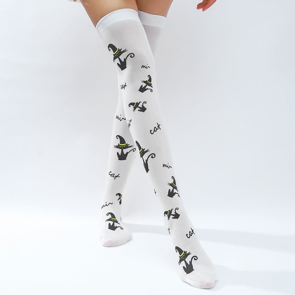 image-A Variety Of Halloween Christmas Party Stockings