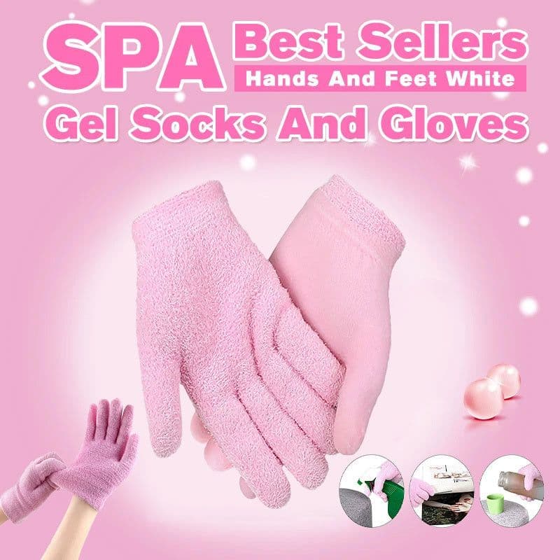 image-Spa Gel Gloves Sock Hand Mask Foot Mask Foot Cracked Skin Care Moisturizing Treatment Exfoliating Remove Dead Hand Care