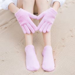 image-Spa Gel Gloves Sock Hand Mask Foot Mask Foot Cracked Skin Care Moisturizing Treatment Exfoliating Remove Dead Hand Care