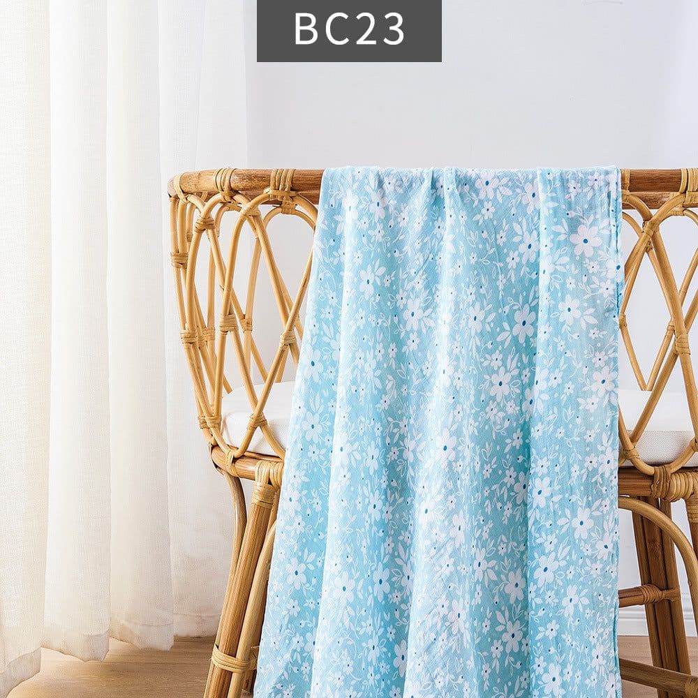 image-Summer Thin Newborn Baby Bamboo Cotton Baby's Blanket Bath Towel