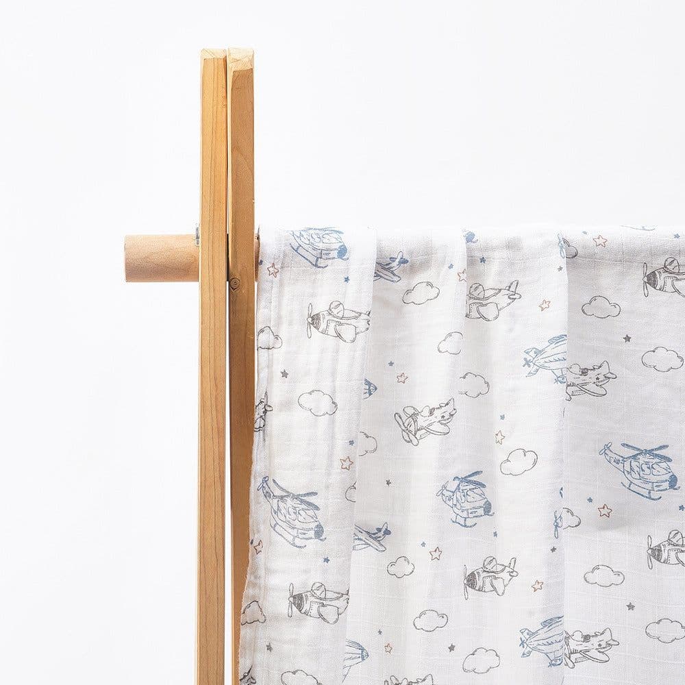 image-Summer Thin Newborn Baby Bamboo Cotton Baby's Blanket Bath Towel
