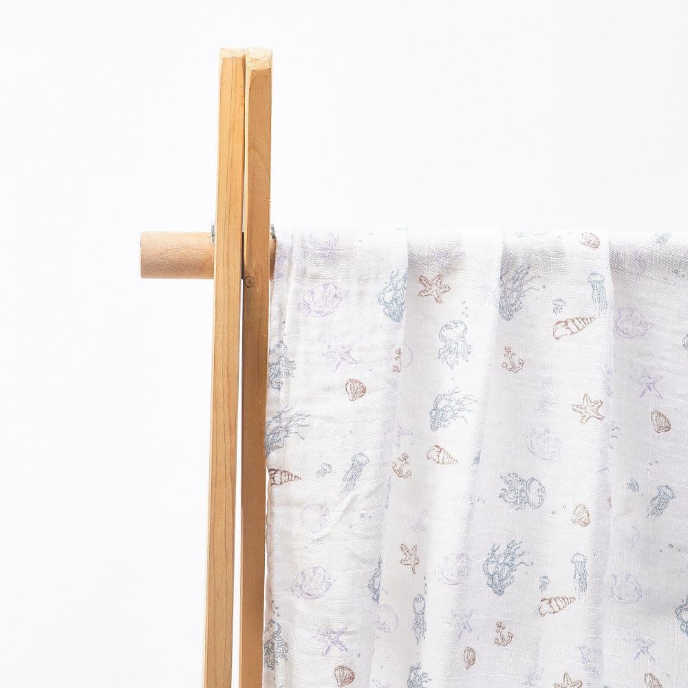 image-Summer Thin Newborn Baby Bamboo Cotton Baby's Blanket Bath Towel