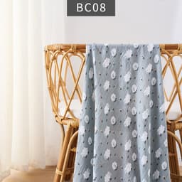 image-Summer Thin Newborn Baby Bamboo Cotton Baby's Blanket Bath Towel