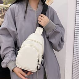 image-Women's Fashion Simple Chest Bag