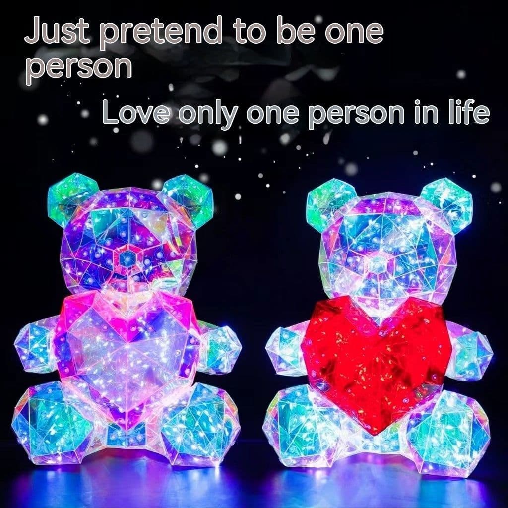 image-Colorful Luminous Bear Gift Birthday Gift Decoration