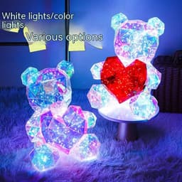 image-Colorful Luminous Bear Gift Birthday Gift Decoration