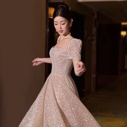 image-Banquet Bridal Temperamental Fairy Slim-fit Slimming Dress