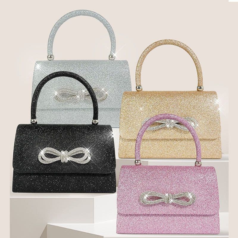 image-Shiny Rhinestone Handbag High-end Shiny Niche Women Bag