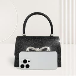 image-Shiny Rhinestone Handbag High-end Shiny Niche Women Bag