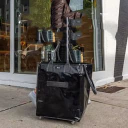 image-Thickened Shopping Cart Shopping Cart Folding Luggage Bag