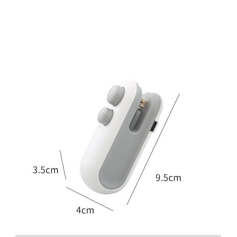 image-Chip Bag Sea Vacuum Sealing Machine Handheld Heat Vacumn Sealer Portable Heat Sealer USB Rechargeable For Food Storage Clip Bag Kitchen Gadgets