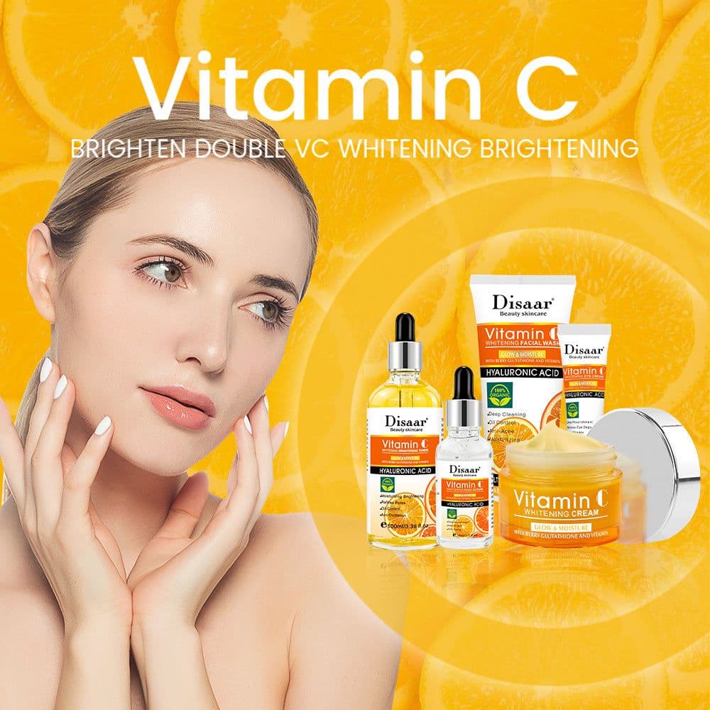 image-Vitamin C Skin Care Product Set Hydrating, Moisturizing And Brightening