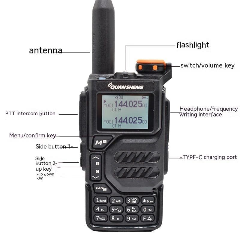 image-Walkie-Talkie Lithium Battery Frequency Outdoor Self-driving Multi-band