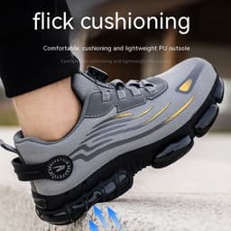 image-Men's Fashion Lazybones Lace-free Protective Shoes