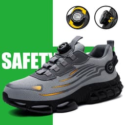 image-Men's Fashion Lazybones Lace-free Protective Shoes