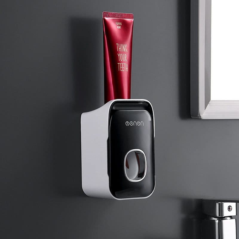 image-Punch Free Rack Toothpaste Holder Lazy Fantastic Squeezing Tool