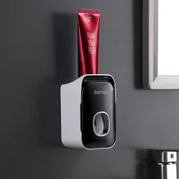image-Punch Free Rack Toothpaste Holder Lazy Fantastic Squeezing Tool