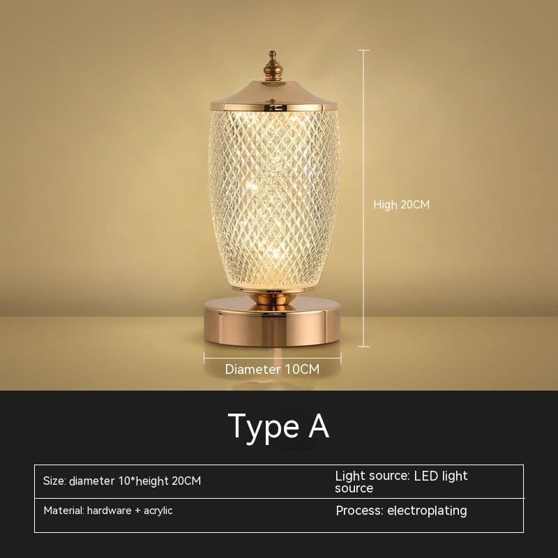 image-Battery Bedside Bedroom Living Room Small Night Lamp