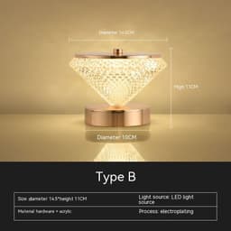 image-Battery Bedside Bedroom Living Room Small Night Lamp