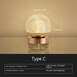 image-Battery Bedside Bedroom Living Room Small Night Lamp