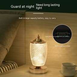 image-Battery Bedside Bedroom Living Room Small Night Lamp
