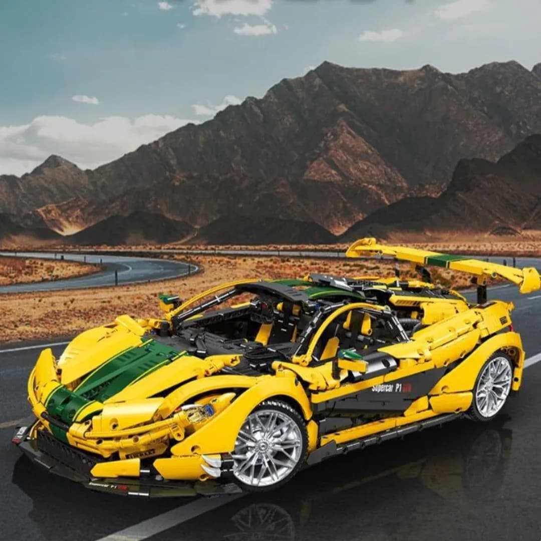 image-Building Blocks Sports Car Children's Assembled Toys