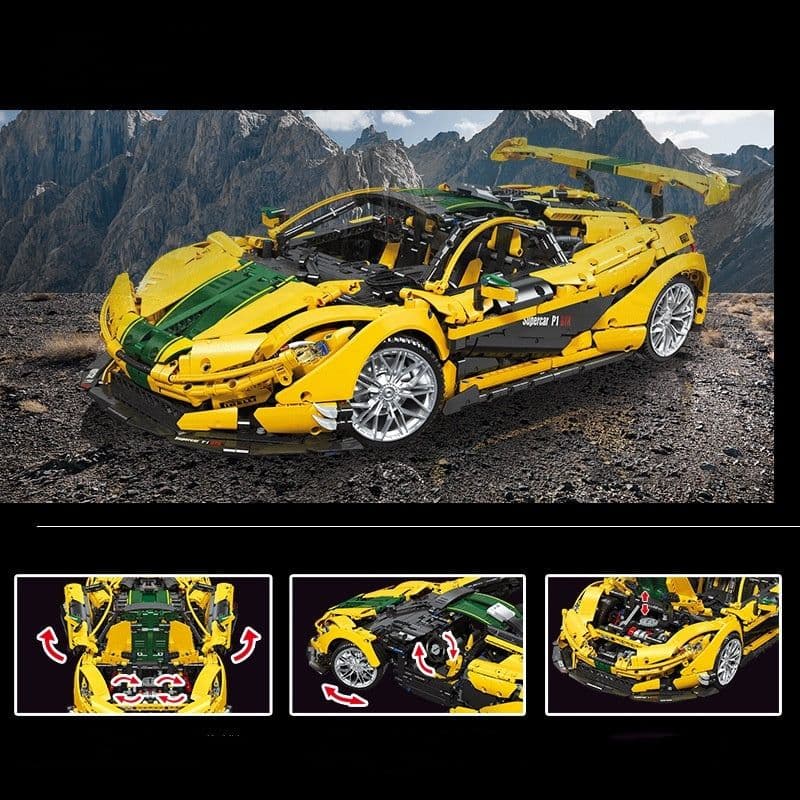 image-Building Blocks Sports Car Children's Assembled Toys