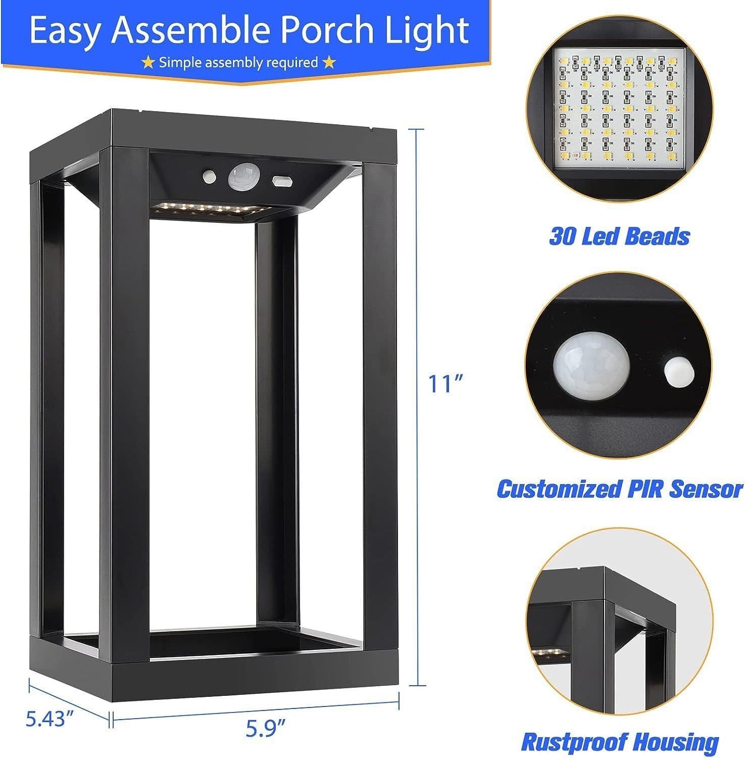 image-Modern Chinese Outdoor Wall Lamp Waterproof Villa Garden