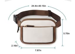 image-Fashion Chest Bag Artificial Leather Women's Pocket Bags