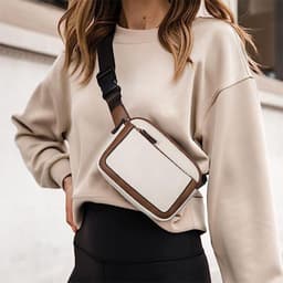 image-Fashion Chest Bag Artificial Leather Women's Pocket Bags