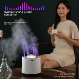 image-Desktop Heavy Fog Humidifier Office Home Porous Home Decor