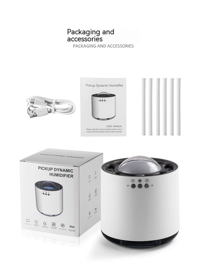 image-Desktop Heavy Fog Humidifier Office Home Porous Home Decor