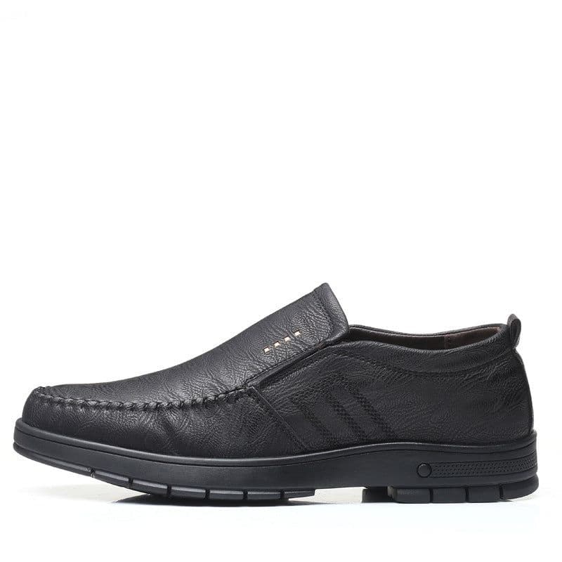 image-New Men's Leather Shoes, Men's Casual Shoes, Leather Upper And Soft Sole