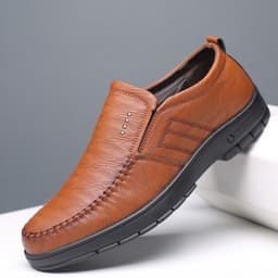image-New Men's Leather Shoes, Men's Casual Shoes, Leather Upper And Soft Sole