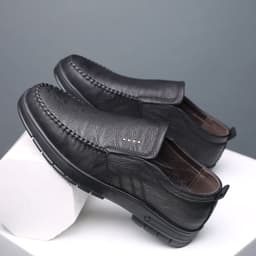 image-New Men's Leather Shoes, Men's Casual Shoes, Leather Upper And Soft Sole