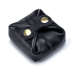 image-Coin Purse Soft Cowhide Mini Headset Lipstick Storage Bag