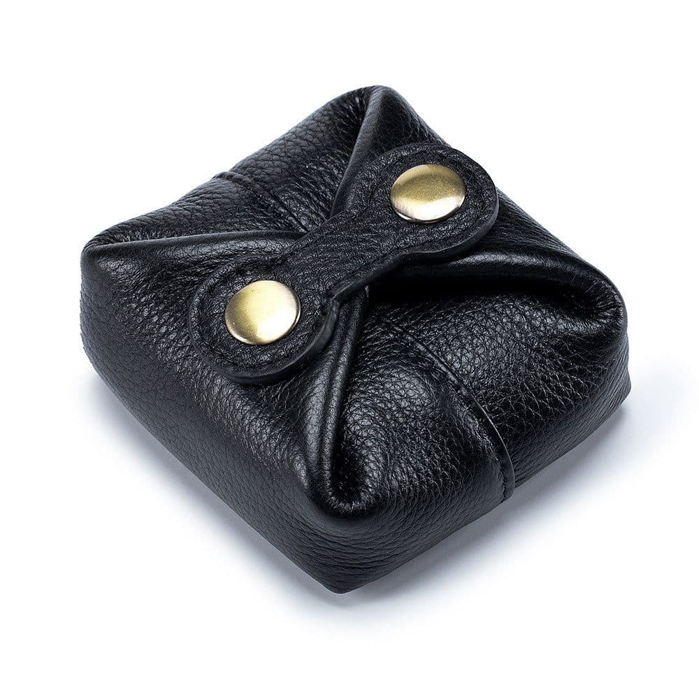 image-Coin Purse Soft Cowhide Mini Headset Lipstick Storage Bag