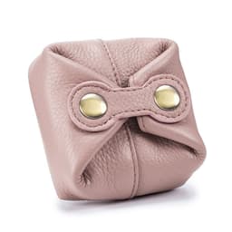 image-Coin Purse Soft Cowhide Mini Headset Lipstick Storage Bag