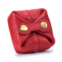 image-Coin Purse Soft Cowhide Mini Headset Lipstick Storage Bag