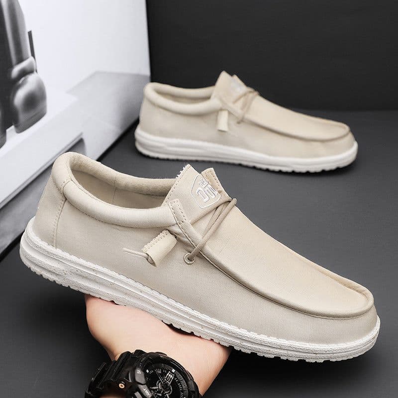 image-Men's Canvas Shoes Breathable Sports Casual Borad Shoes