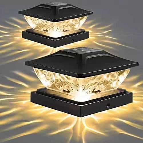 image-Solar Pillar Lamp Outdoor Waterproof