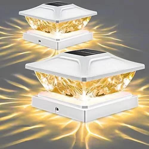 image-Solar Pillar Lamp Outdoor Waterproof