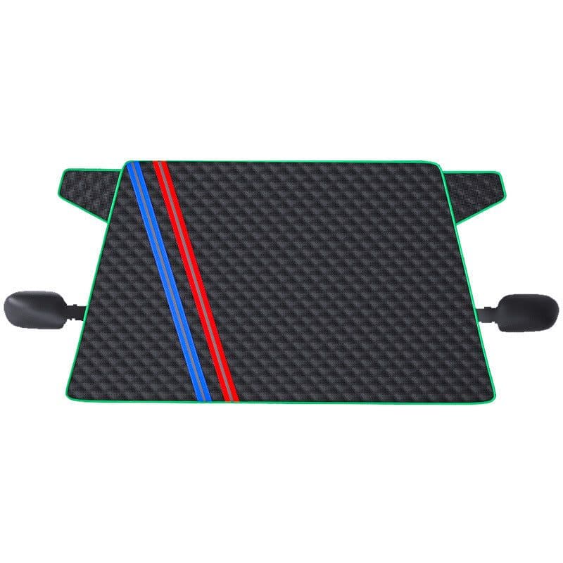 image-Car Sun Shade Half Car Cover Winter Anti-freezing Rain Frost Sun Block And Dustproof Sunshade Half-length Car Cover Snow Cover