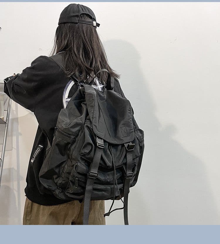 image-Men's And Women's Fashion Casual Japanese Large Capacity Schoolbag