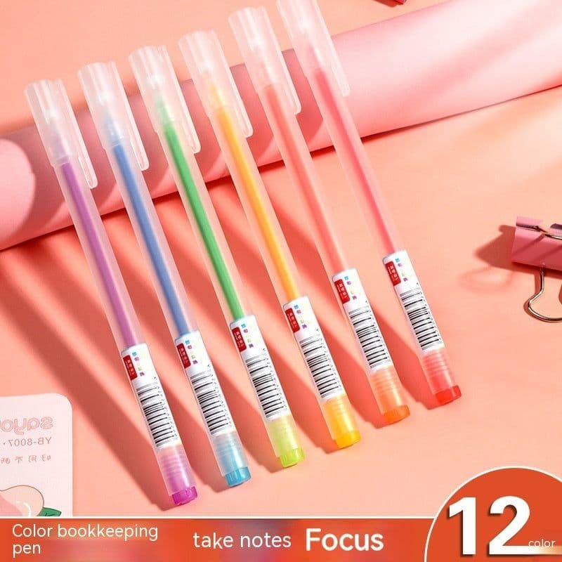 image-Color Boxed Gel Pen Stationery Wholesale