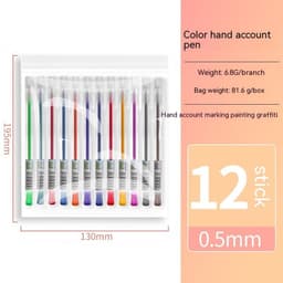 image-Color Boxed Gel Pen Stationery Wholesale