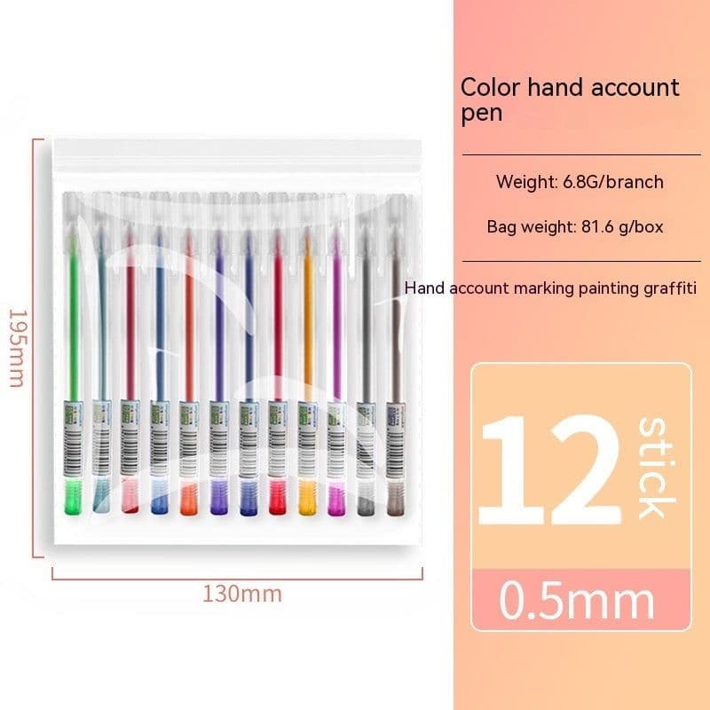 image-Color Boxed Gel Pen Stationery Wholesale