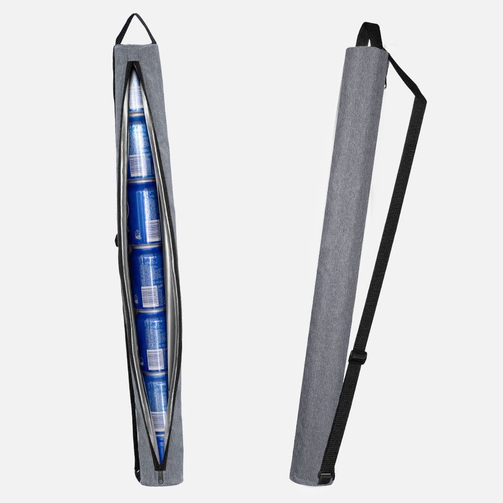 image-Golf Beer Cooler Bag Cylinder Crossbody Outdoor Long Tube Insulated Bag